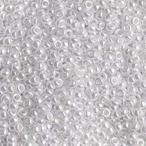 Rocalla #15 Opaque White Pearl Ceylon