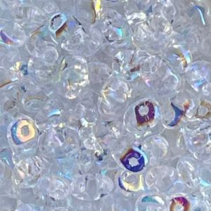 SuperDuo 2x5MM Crystal AB