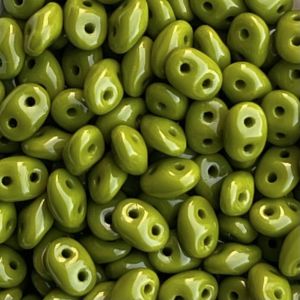 SuperDuo 2x5MM Opaque Green
