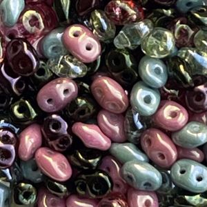 SuperDuo 2x5MM Antique Roses