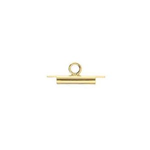 Terminal Tubo Con Conector Dorado 10MM
