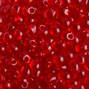 Drop 3.4mm Transparent Red Orange