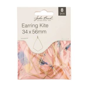 Marco Kite Diamond Aretes Color Dorado x 8pcs