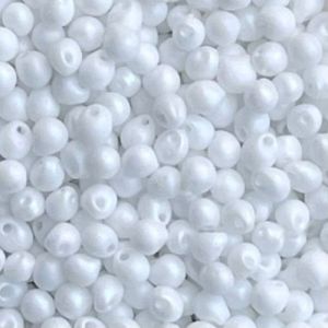 Drop 2.8mm Opaque Matte Chalk White AB