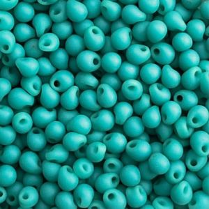 Drop 2.8mm Opaque Matte Turquoise Green