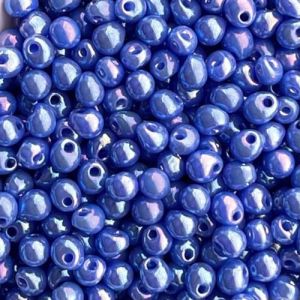 Drop 2.8mm Opaque Lapis Blue AB