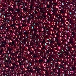 Rocalla Miyuki #15 Burgundy Gold Luster