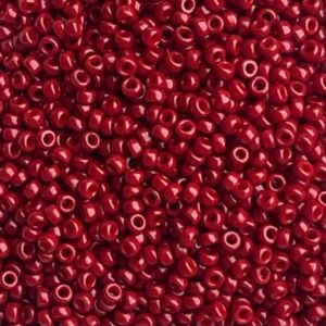 Rocalla Miyuki #15 Duracoat Opaque Dyed Red