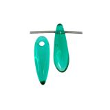 Dagger 3x11mm Transparent Emerald 100bds/str