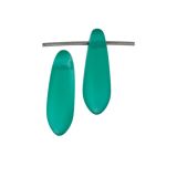 Dagger 3x11mm Transparent Matte Emerald 90bds/str