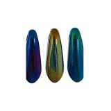 Dagger 3x11mm Iris Blue 100bds/str
