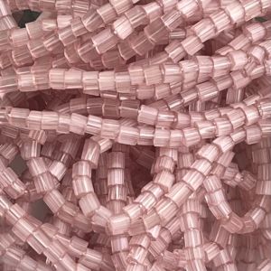 Czech Seed Beads 10/0 2Cut Dyed Satin Dark Topaz SOLGEL Strung