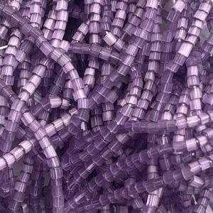 Czech Seed Beads 10/0 2Cut Satin Orchid Solgel Strung