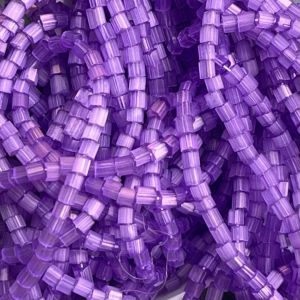 Czech Seed Beads 10/0 2Cut Satin Grape Solgel
