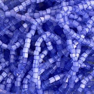 Czech Seed Beads 10/0 2Cut Satin Purple Solgel