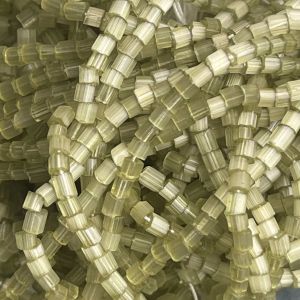 Czech Seed Beads 10/0 2Cut Satin Avocado Solgel