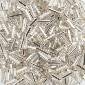 Czech Bugles #3 SilverLined Crystal