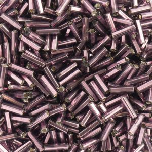 Czech Bugles #3 SilverLined Purple 2cut