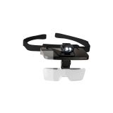 Lupa de Cabeza con Luz y Aumentos Intercambiables