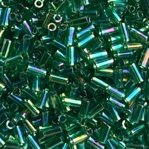 Bugle #1 (3mm) Transparent Green AB