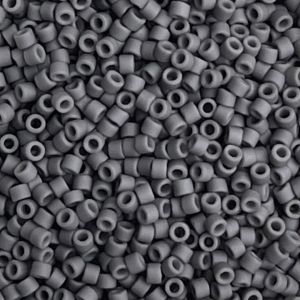 Delica Bead Matte Grey