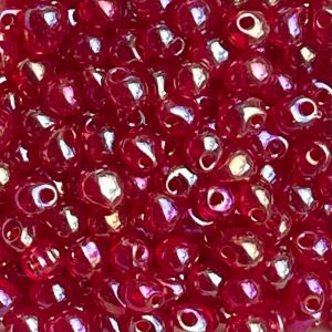 Drop 3.4mm Transparent Red AB