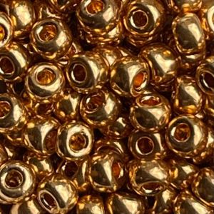 Rocalla Miyuki #6 24K Gold Plated