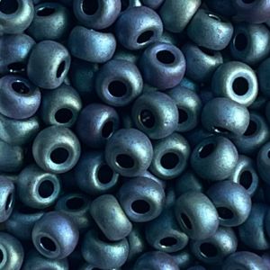 Rocalla Miyuki #6 Matte Opaque Metallic Blue Green