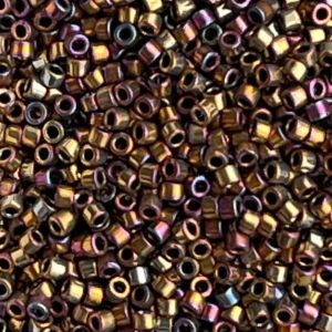 Delica Bead Metallic Purple Gold Iris