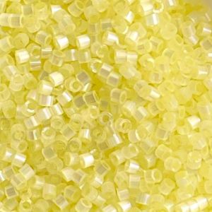 Delica Bead Silk Inside Dyed Citron AB