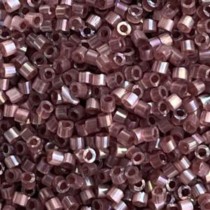 Delica Bead Silk Inside Dyed Rose Topaz AB