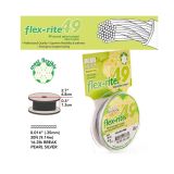Flex Rite 49 strand 0.014 Pearl Silver x 30 ft