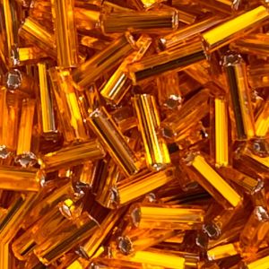 Czech Bugles #3 SilverLined Lt Orange