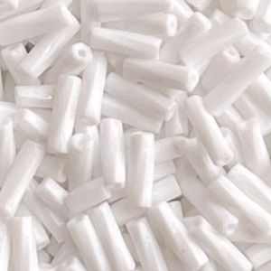 Czech Bugles #3 Twisted Chalk White