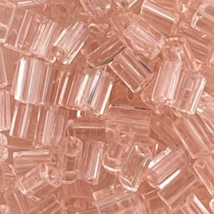 Czech Tiny Flats 5×3.5mm Transparent Pink Natural