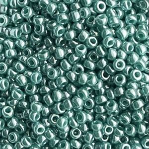 Rocalla Miyuki #11 Opaque Luster Turquoise Green