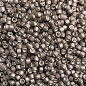 Delica Bead Galvanized Matte LT Smoky Amethyst