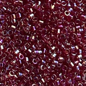 Delica Bead Transparent Dark Cranberry AB
