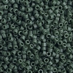 Delica Bead Frosted Opaque Glazed Emerald