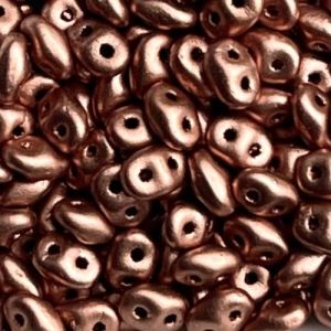 SuperDuo 2x5mm Crystal Vintage Copper