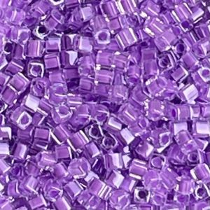 Square Lined Orchid Crystal