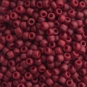 Round #11 Semi Glazed – Dk Red
