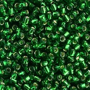 Round #11 Silver Lined Grass Green