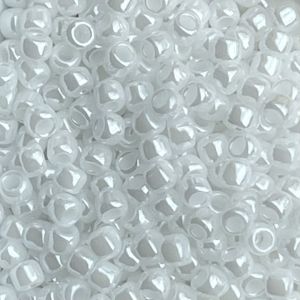 Round #8 Opaque-Lustered White